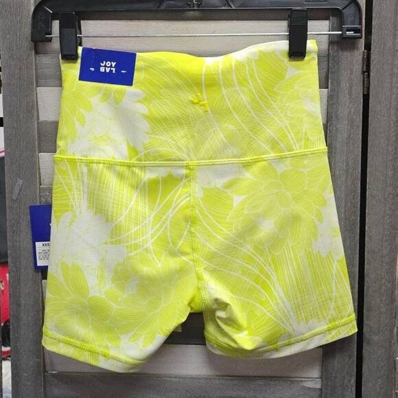 Floral Print High-Rise Bike Shorts 4" | JoyLab | XX Small - Picture 4 of 10